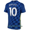 Chelsea Christian Pulisic 10 Hjemme 2021-22 - Herre Fotballdrakt